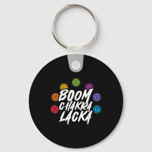 Boom Chakra Lacka Yoga Meditation Reiki Spiritual Key Ring