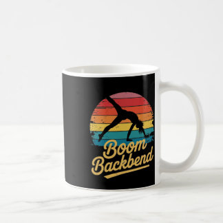 Boom Ckbend Retro Yoga Pose Statement Athletic Con Coffee Mug