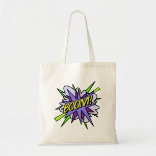 BOOM Comic Book Cool Fun Modern Tote Bag