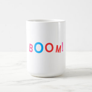 BOOM! Comic Typography Coffee Mug