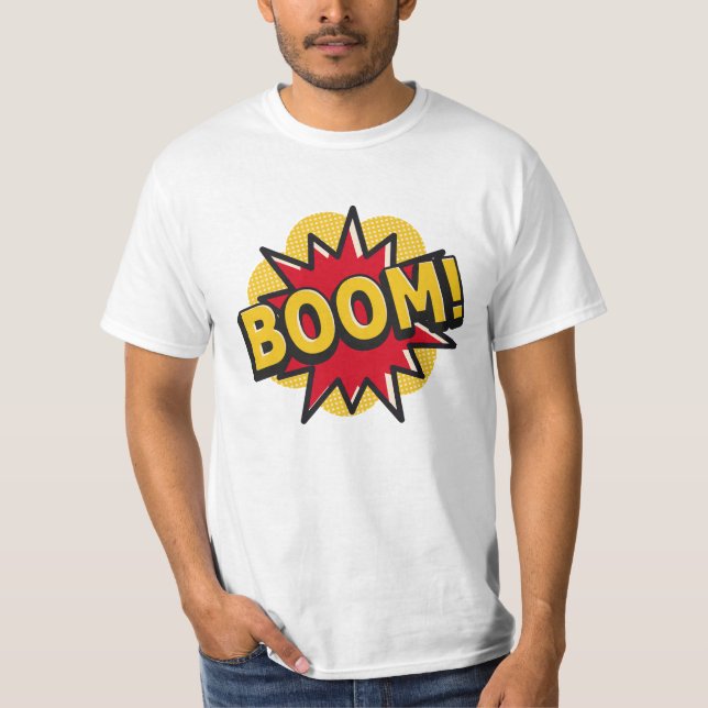 Boom Design Men,s Value T-Shirt (Front)