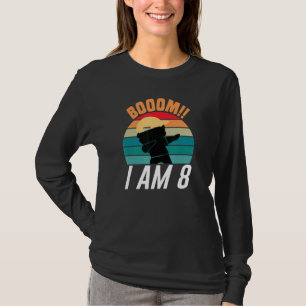 Boom I Am 8 Dabbing Boys 8th Birthday Eight Years T-Shirt