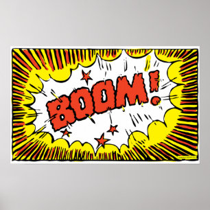 BOOM! II (smaller sizes) Poster