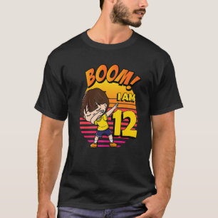 Boom I'm 12 Birthday Boy 12th Birthday Party 1 T-Shirt