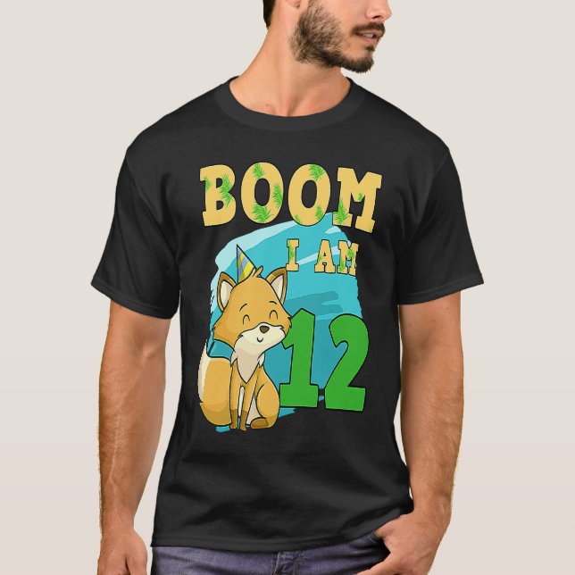 Boom Im 12 Cat T-Shirt (Front)
