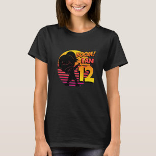 Boom I'm 12 Girl Birthday 12th Birthday Party   T-Shirt