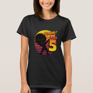 Boom I'm 5 Birthday Boy 5th Birthday Party 2 T-Shirt