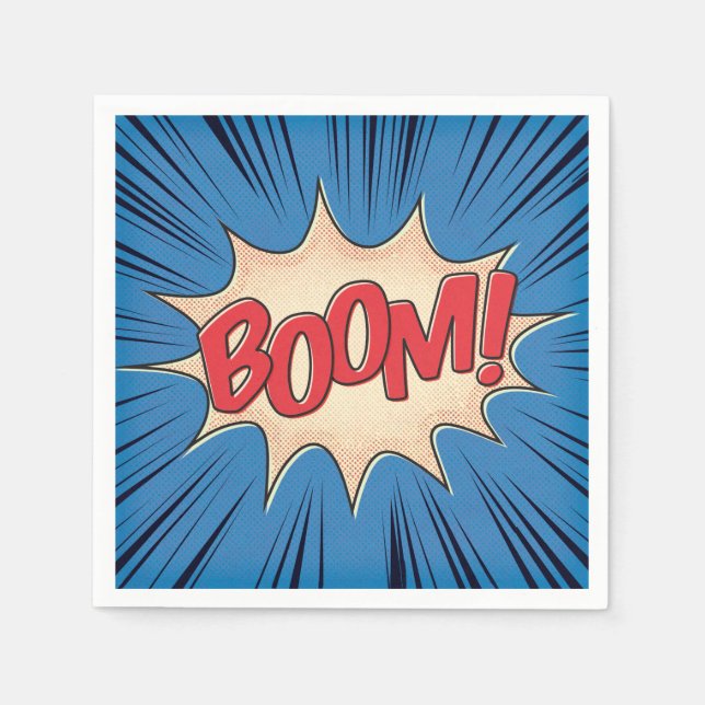 Boom! Napkin (Front)