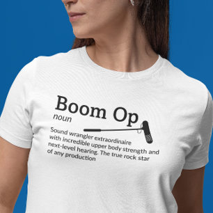 Boom Op Definition Light Mode - Funny Movie T-Shirt