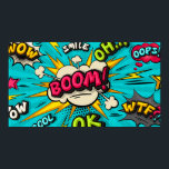 Boom pop art cloud bubble. Smile, wow, pow, cool,  Poster<br><div class="desc">Boom pop art cloud bubble. Smile, wow, pow, cool, ok, oops, wtf funny speech bubble. Trendy Colourful retro vintage background in pop art retro comic style. Illustration background, retro, wow, boom, art, vintage, cool, pop, word, bubble, cartoon, cloud, comic, illustration, speech, graphic design, balloon, fashion, lady, woman, vintage, illustration, retro,...</div>