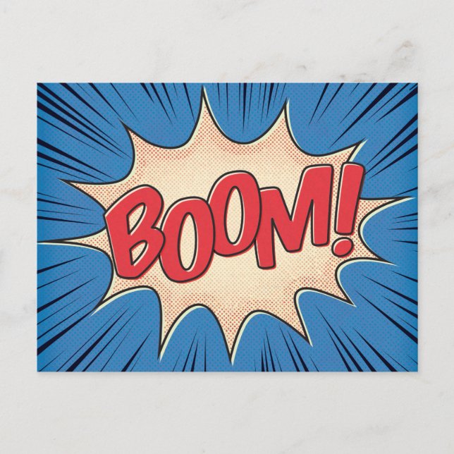 Boom! Postcard (Front)