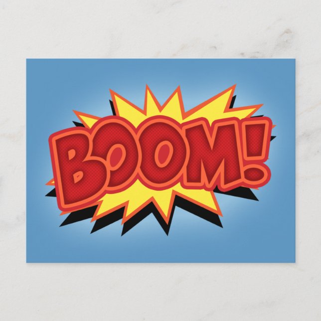 Boom! Postcard (Front)
