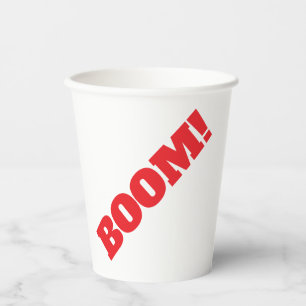 BOOM Professional elegant modern minimalist plain Paper Cups