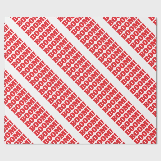 BOOM Professional elegant modern minimalist plain Wrapping Paper (Flat)