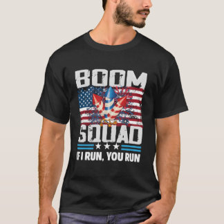 Boom Squad 4Th Of July Firework T-Shirt