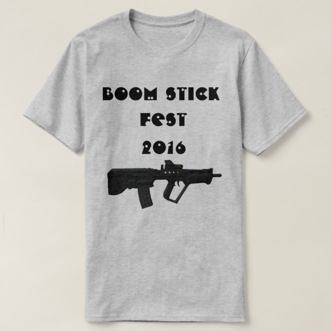 Boom Stick Fest 2016 T-shirt (Design Front)