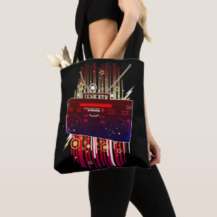 Boombox Blast Tote Bag