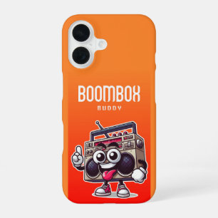 Boombox Buddy iPhone 16 Case