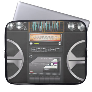 Boombox Ghetto Blaster Laptop Sleeve