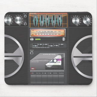Boombox Ghetto Blaster Mouse Pad