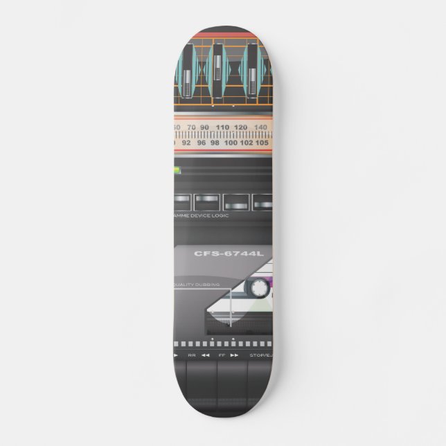 Boombox Ghetto Blaster Skateboard (Front)