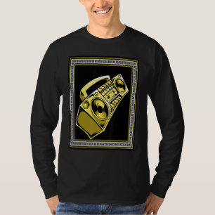 Boombox Ghettoblaster Stereo Hip Hop Drip  Urban S T-Shirt