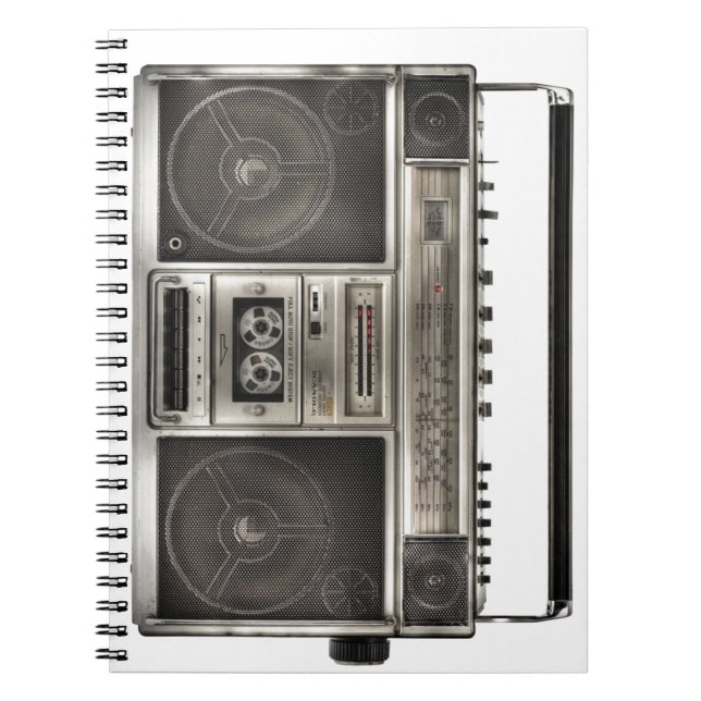 Boombox Notebook (Front)