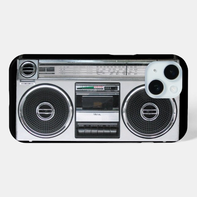 Boombox Phone Case (Back (Horizontal))
