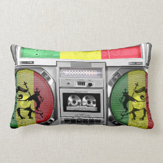 boombox reggae lumbar cushion