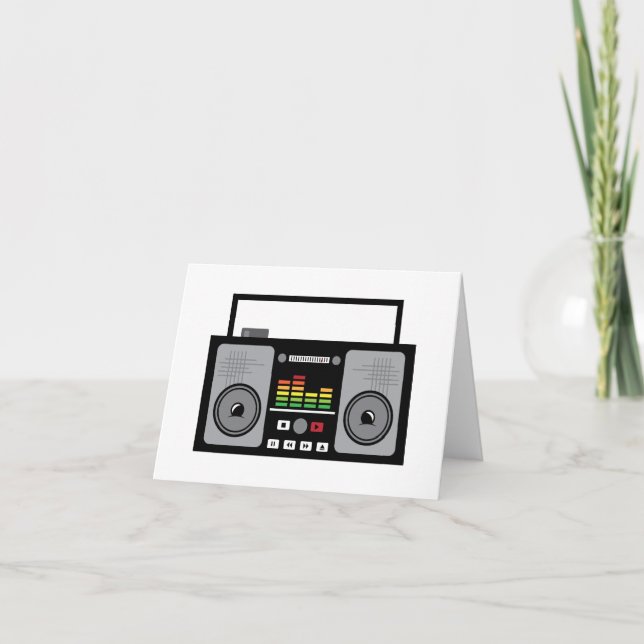Boombox Thank You Card (Front)