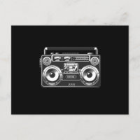 Boombox vintage 80s retro music hip hop rap black