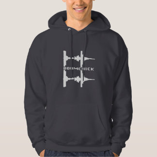 Boomchick indie punk logo. hoodie