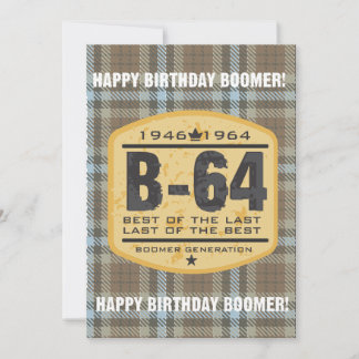 Boomer Birthday Invitation