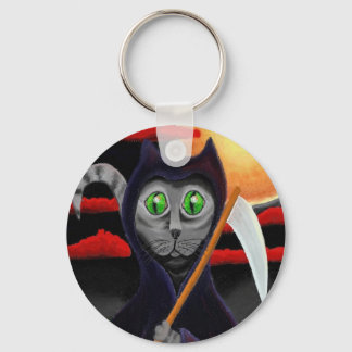 Boomer the Death Cat Key Ring