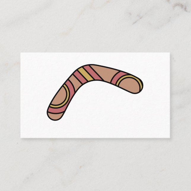 Boomerang Business Card (Front)