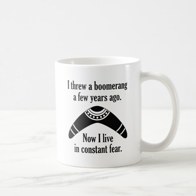 Boomerang Constant Fear Coffee Mug (Right)