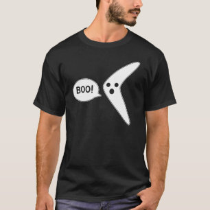 Boomerang Cute Ghost Boo Halloween T-Shirt