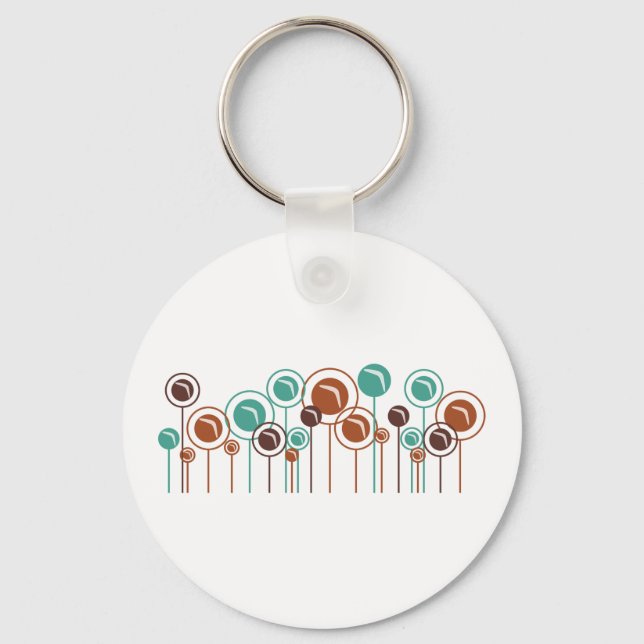 Boomerang Daisies Key Ring (Front)