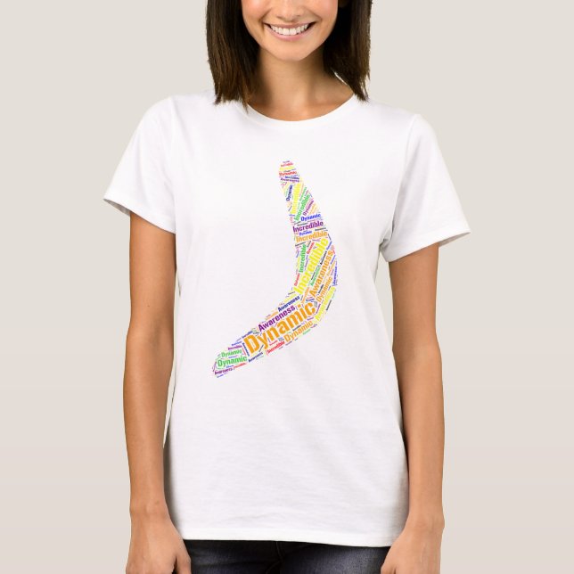 Boomerang Dynamic, Incredible, Awareness T-Shirt (Front)