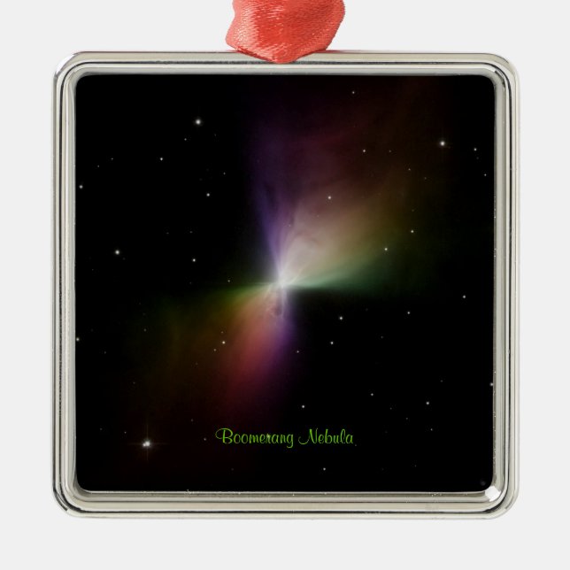 Boomerang Nebula, Constellation Zentaur Metal Ornament (Front)