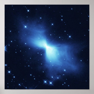 Boomerang Nebula in space NASA Poster