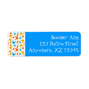 Boomerang Return Address Label