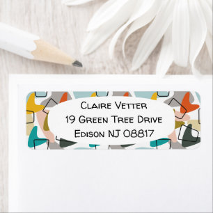 Boomerangs and Corks  Return Address Label