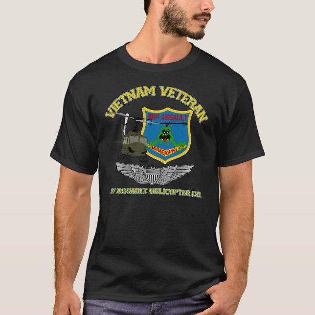 Boomerangs Vietnam (Pilot Wings) T-Shirt (Front)