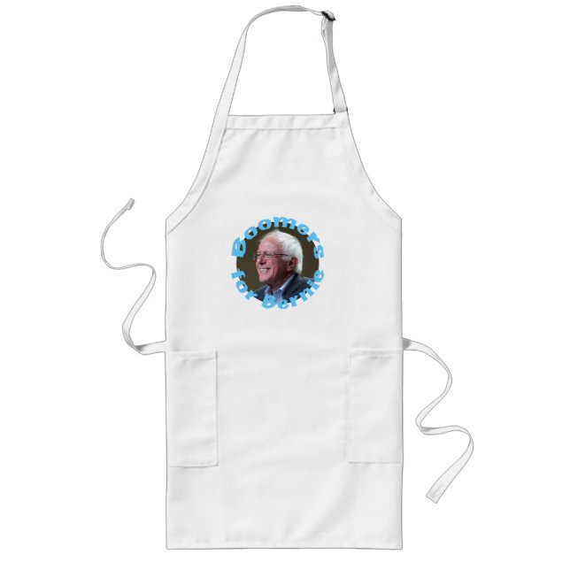 Boomers for Bernie Long Apron (Front)