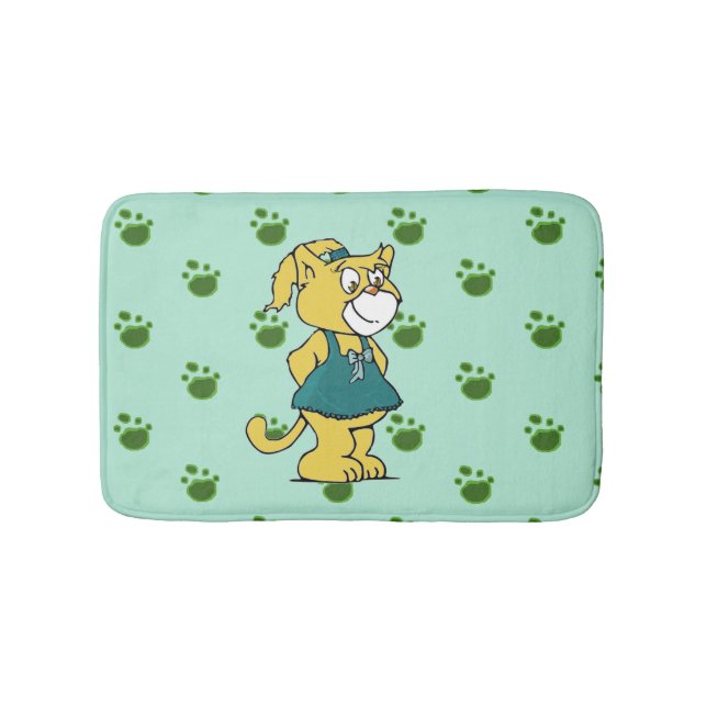 Boomi Cats Bath Mat (Front)