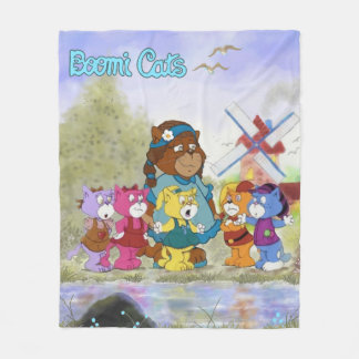 Boomi Cats Fleece Blanket