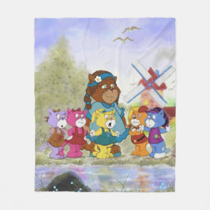 Boomi Cats Fleece Blanket