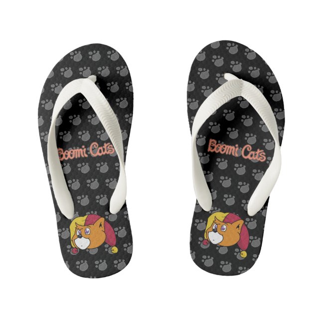 Boomi Cats Kid's Thongs (Footbed)