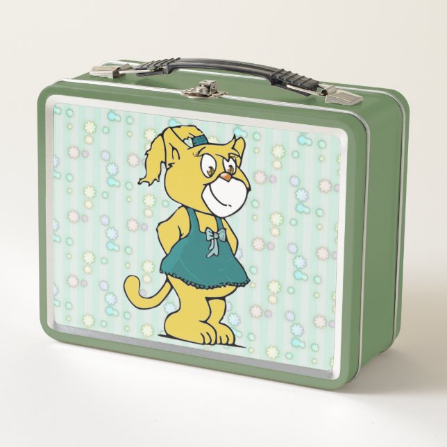 Boomi Cats Metal Lunch Box (Front)